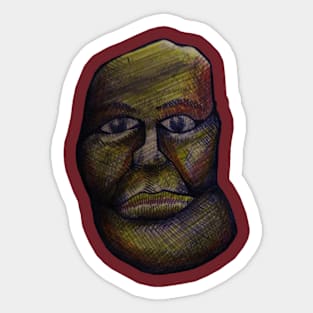 Ballpoint Face (2nd version) Sticker